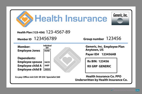 Download USA Health Insurance Co. health insurance card Photoshop template